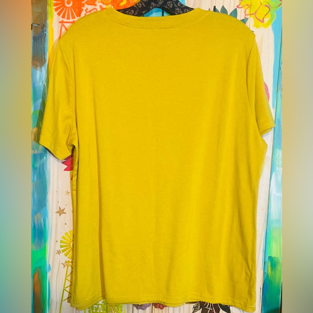 Yellow Graphic Tee - Picture 2 of 3